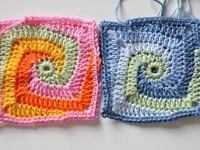 youtube nadelspiel_com Granny Square Spiral